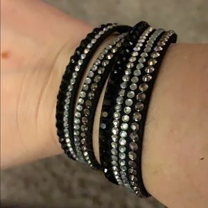 Women’s faux leather wrap bracelet